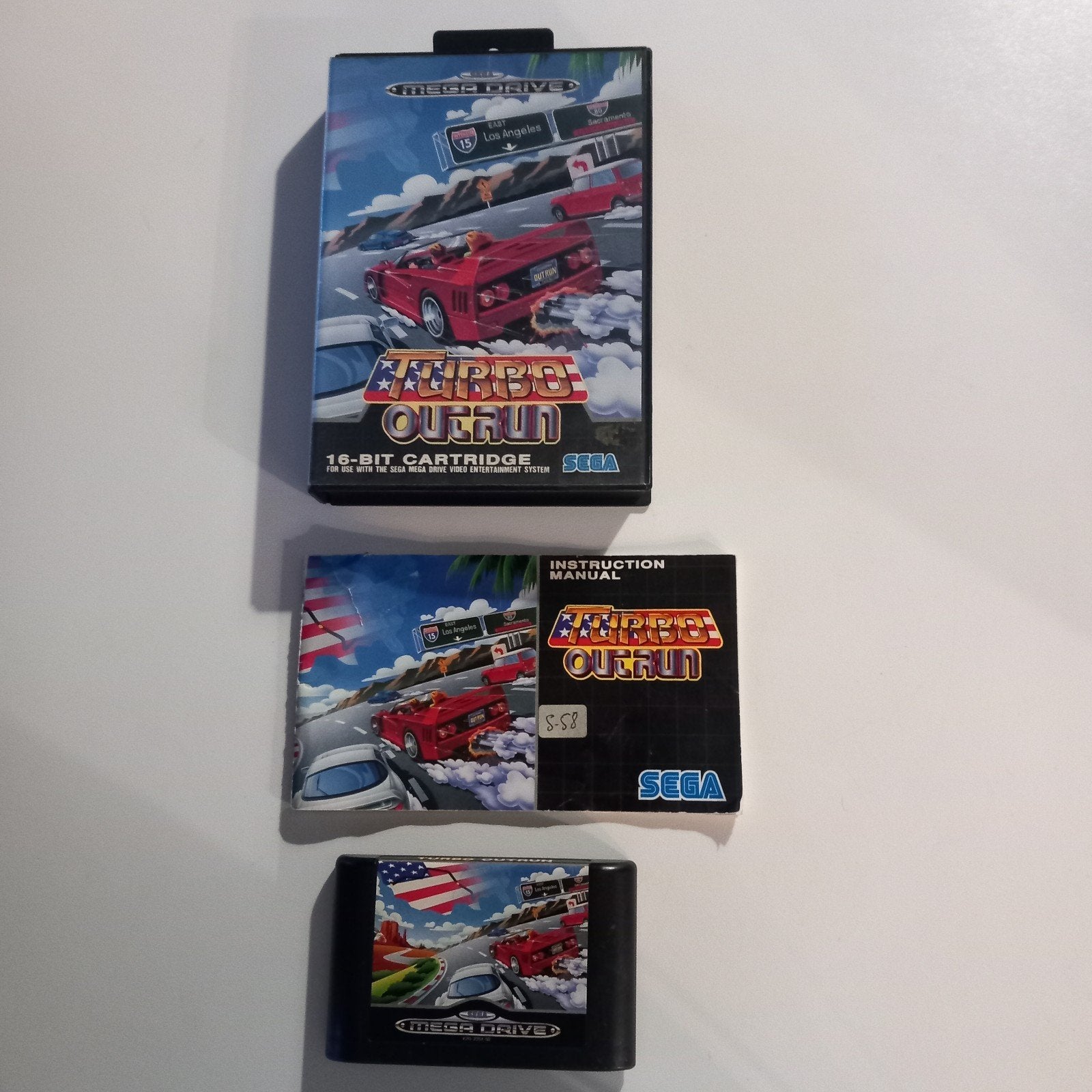 Turbo OutRun Sega Mega Drive pal, Games en Spelcomputers, Ophalen of Verzenden, Mega Drive