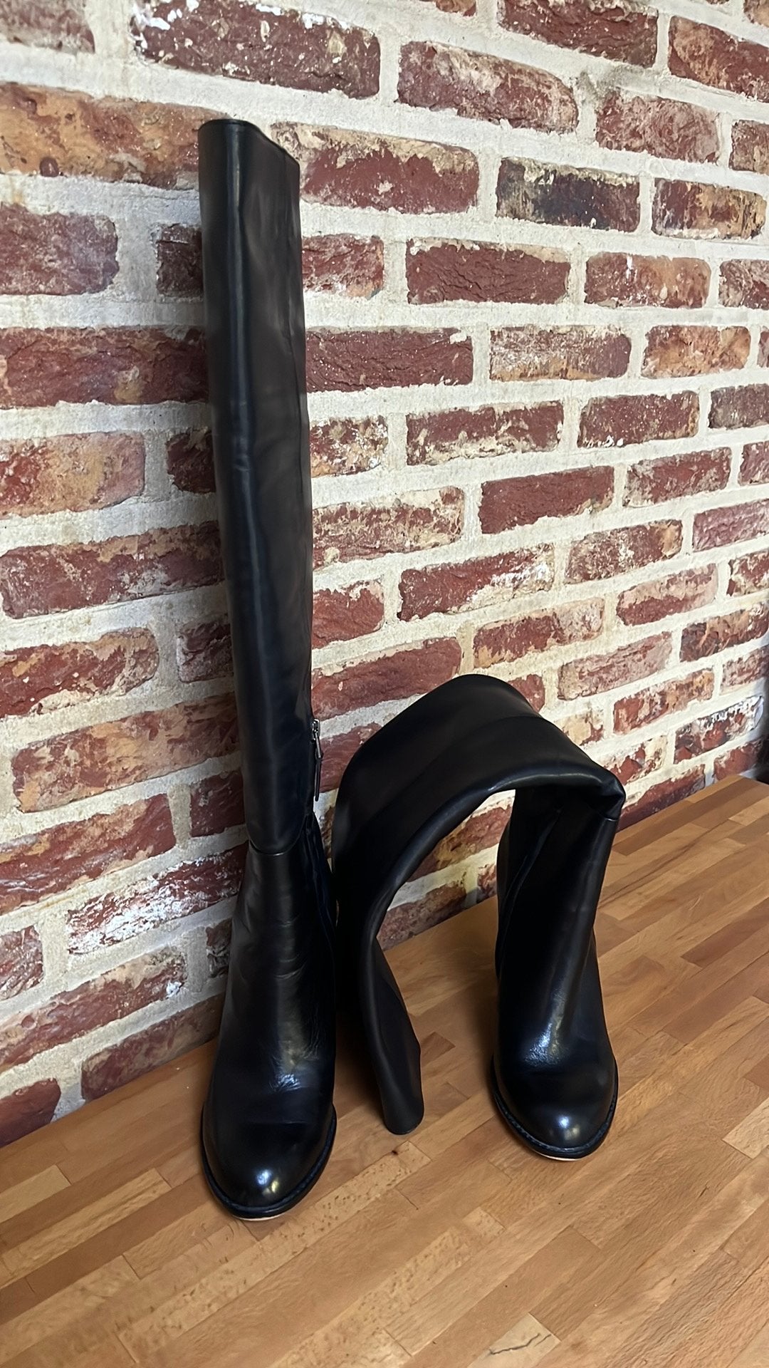Botte haute noire, Enlèvement, Porté, Bottes hautes, Noir