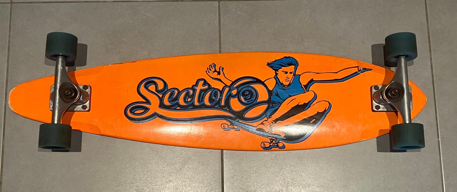 Longbord sector 9, Sport en Fitness, Ophalen of Verzenden, Zo goed als nieuw, Longboard