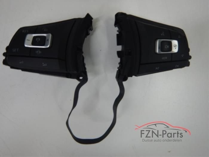 VW Golf 7 GTI GTD R-Line Stuurknopjes MF+ACC+View 3D Teller+, Ophalen of Verzenden, Gebruikt