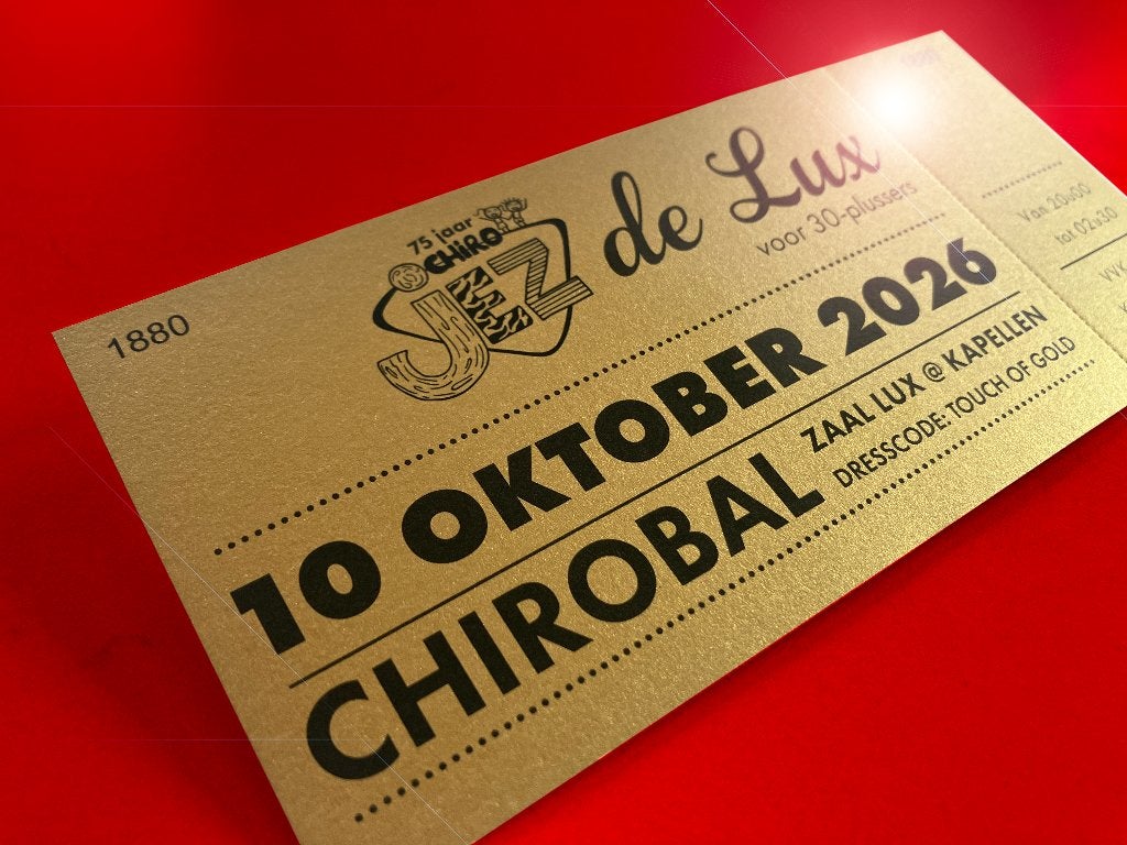 ticket 1880 - Chirobal JEZ de Lux 2026, Eén persoon