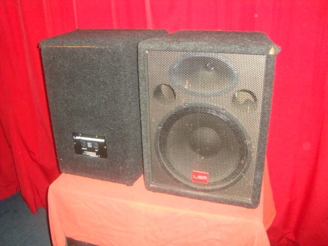 Gebruikt: LEM Hurricane H200 passieve speakerset, TV, Hi-fi & Vidéo, Enceintes, Autres marques, Enlèvement ou Envoi, Kit d'enceintes