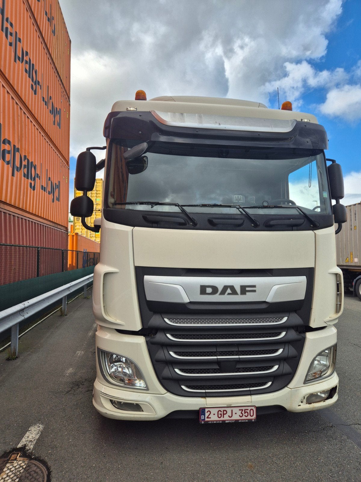 DAF 480 XF, Auto's, Automaat, Euro 6, Wit, Diesel