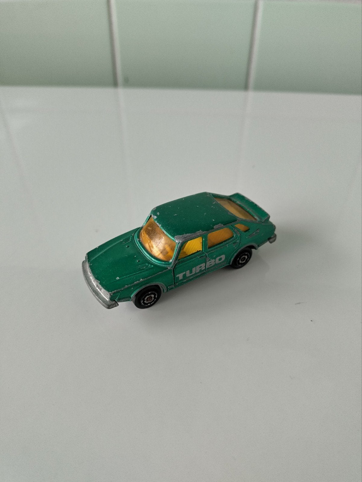 Vintage Majorette Saab 900 Turbo AFHALING LEES BESCHRIJVING, Hobby en Vrije tijd, Ophalen, Gebruikt, Auto, Majorette