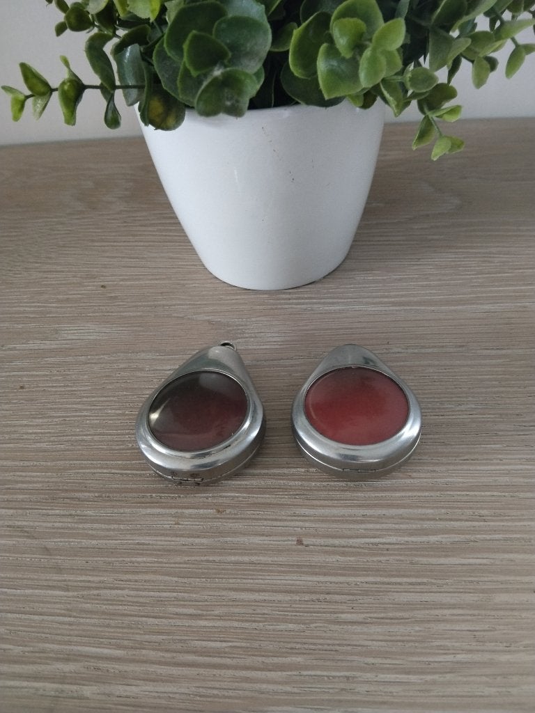 2 vintage doosjes voor zakhorloge, Bijoux, Sacs & Beauté, Enlèvement ou Envoi, Montre de poche
