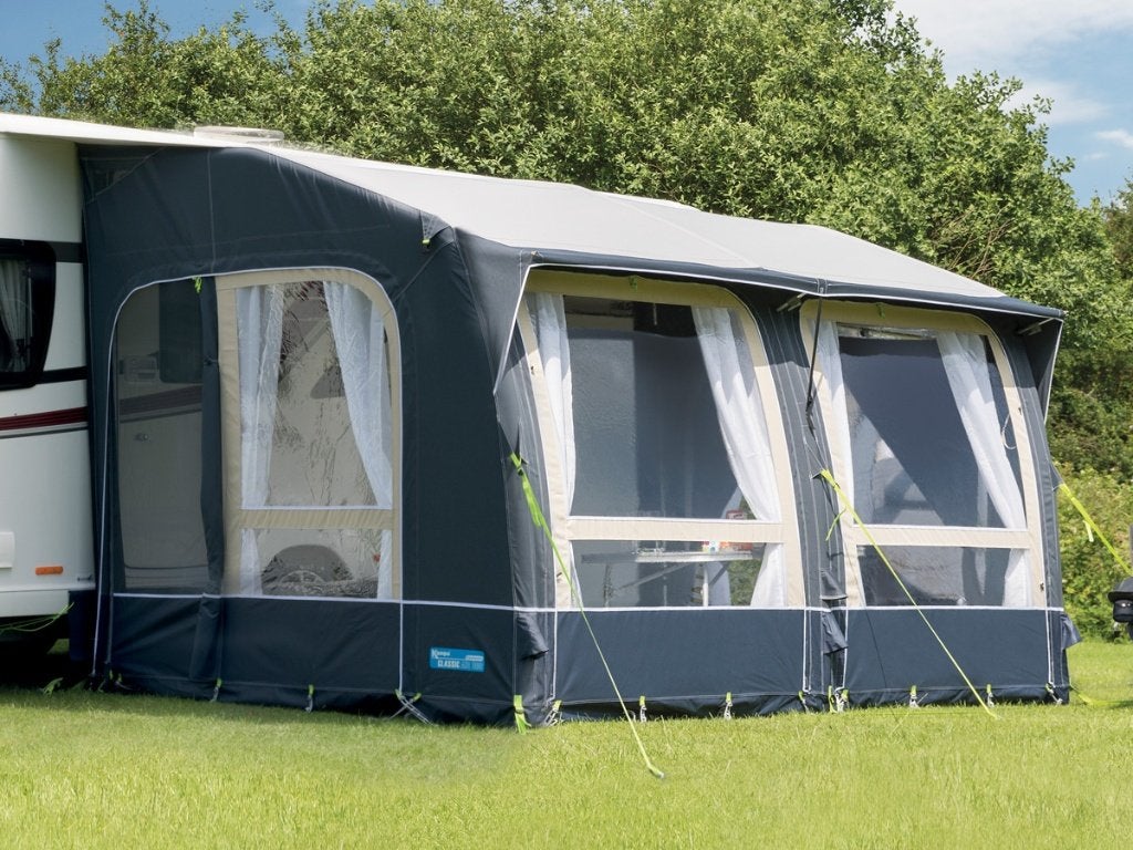 Kampa classic air 380 expert voortent met wanden, Caravanes & Camping, Auvents, Enlèvement