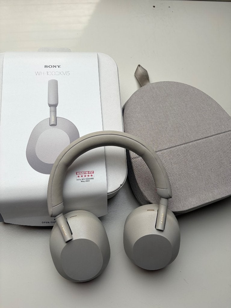 Sony WH-1000XM5 Silver, Audio, Tv en Foto, Hoofdtelefoons, Ophalen of Verzenden, Zo goed als nieuw, Over oor (circumaural), Draadloos