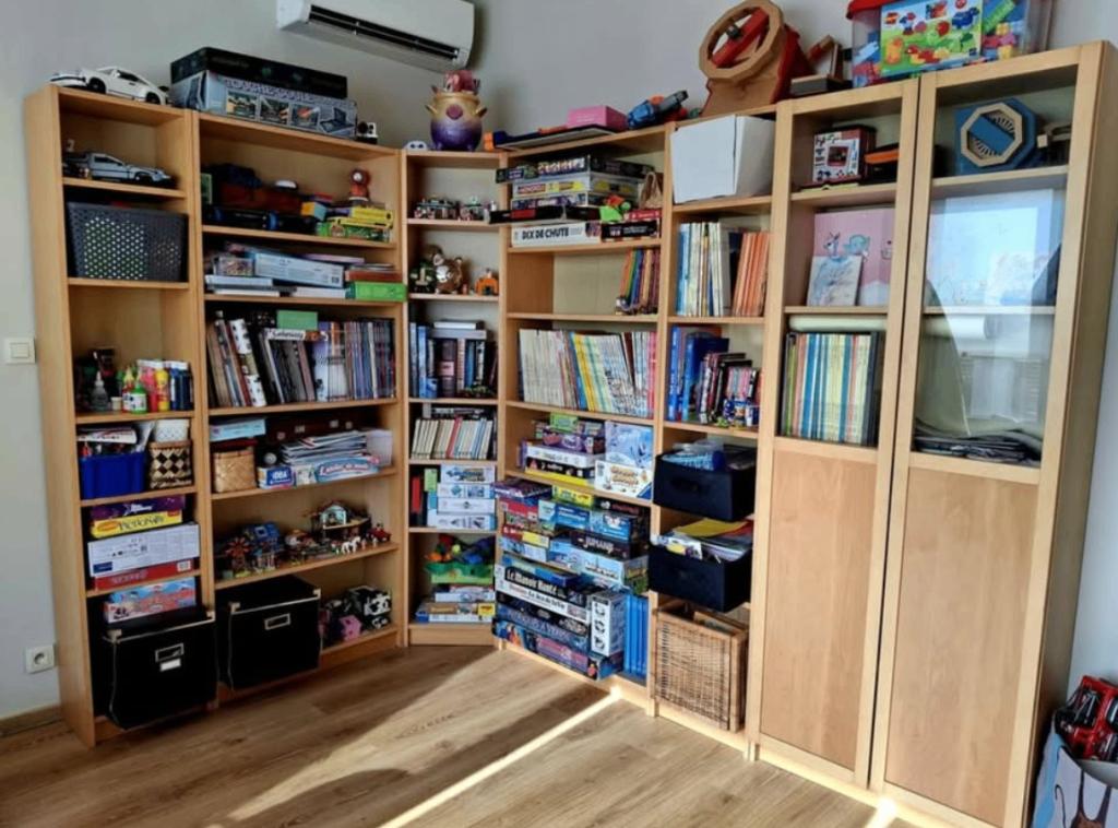 Bibliothèque Ikea, Maison & Meubles, 25 à 50 cm, 200 cm ou plus, Enlèvement, Utilisé