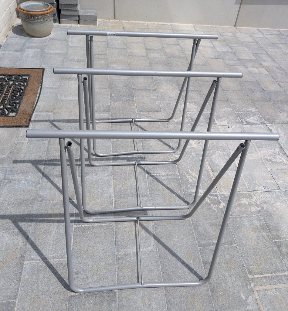Metalen Schraag 75x32x77.3 cm 3 stuks, Ophalen of Verzenden, Zo goed als nieuw, Overige typen, Minder dan 2 meter