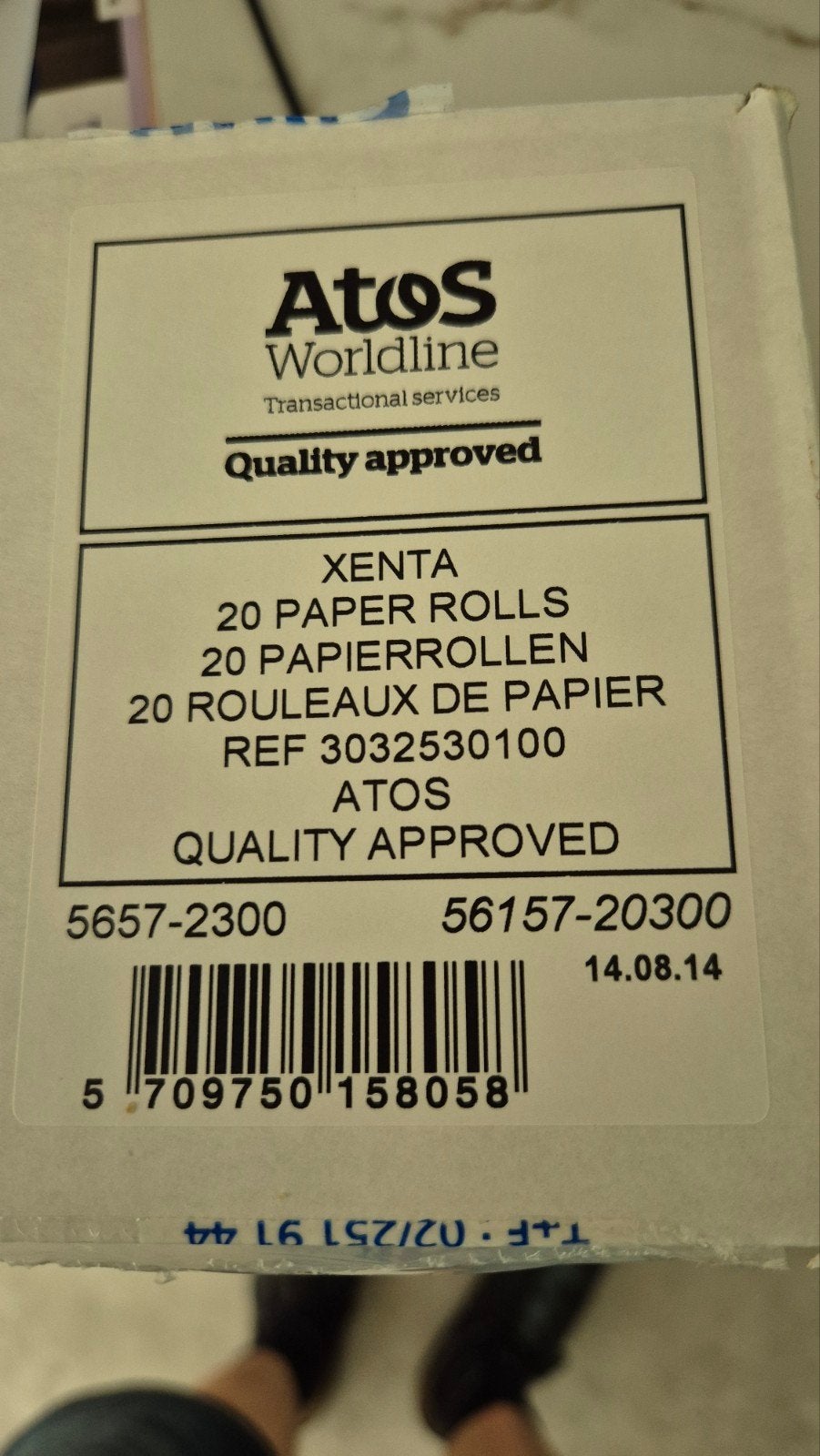 Papierrolletjes rekenmachine. Atos., Telecommunicatie, Ophalen of Verzenden