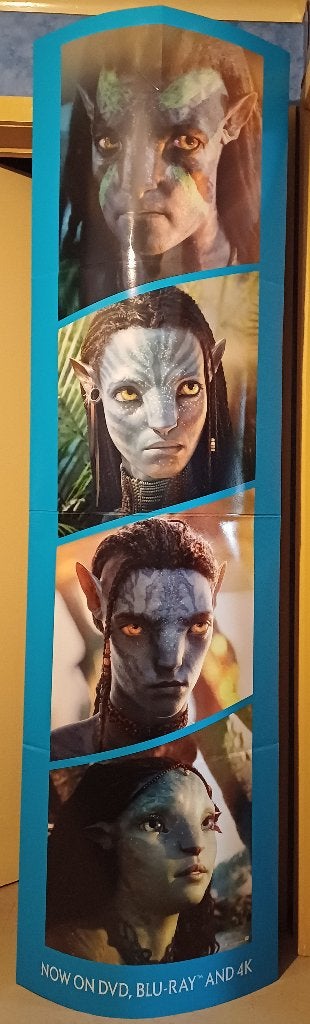 avatar, the way of water display, Ophalen, Rechthoekig Staand, Deurposter of groter, Zo goed als nieuw