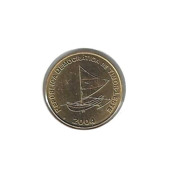 Oost-Timor, 25 Centavos 2004., Enlèvement ou Envoi, Asie du Sud Est, Monnaie en vrac