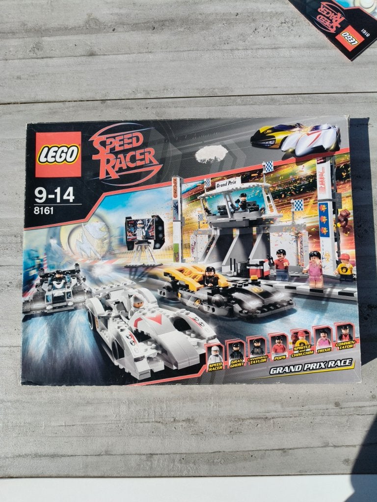 Lego 8161 Speed Racer Grand Prix Race uit 2008 compleet, Lego, Ophalen of Verzenden, Zo goed als nieuw, Complete set