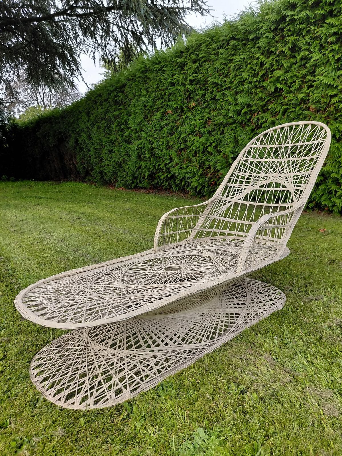 Chaise longue moderne du milieu du siècle Russell Woodard 60, Enlèvement, Comme neuf