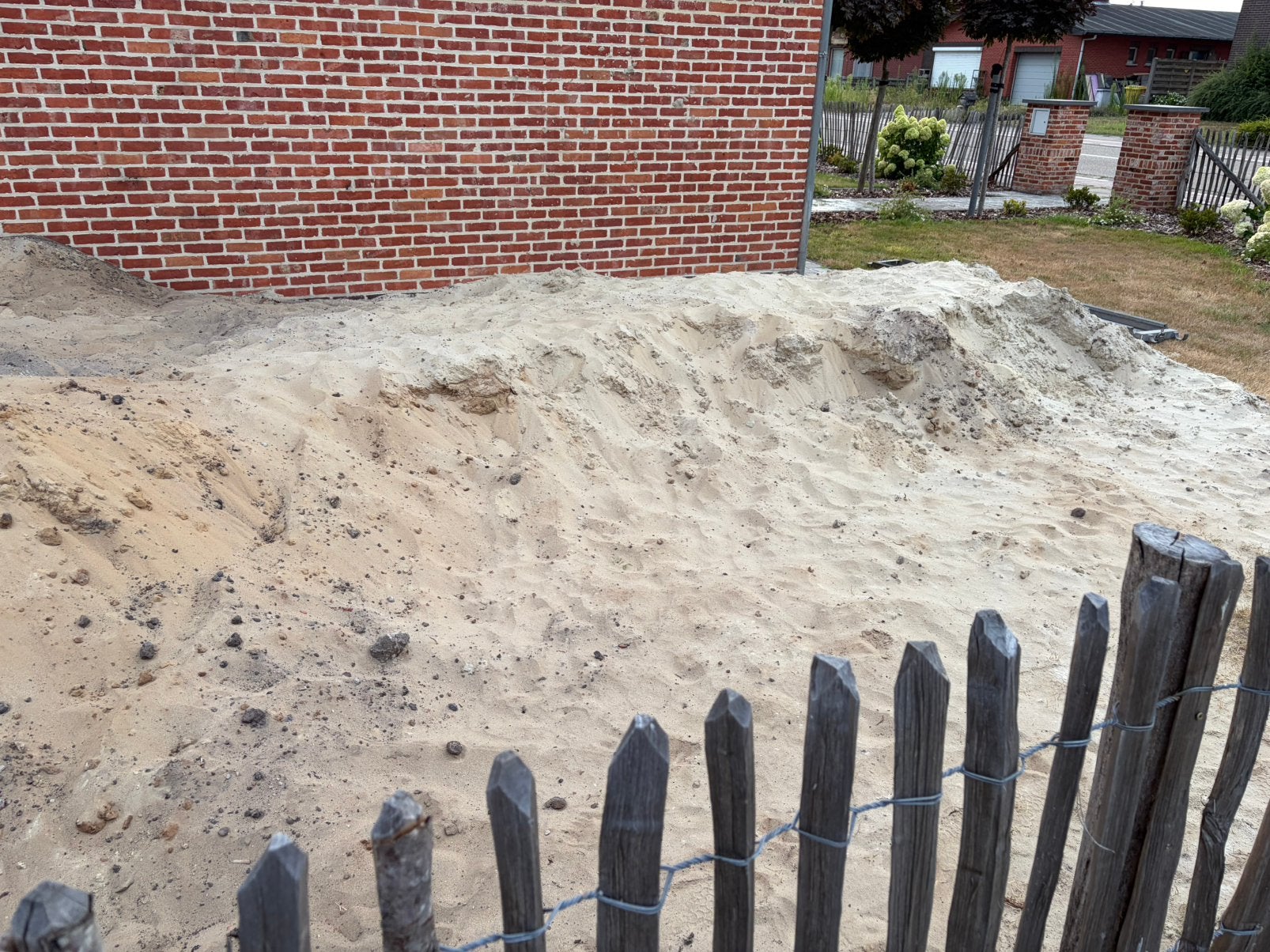 Gele zand, Tuin en Terras, Zand, Ophalen, Zo goed als nieuw