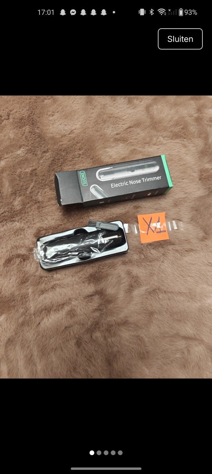 Elektrische neustrimmer, Elektronische apparatuur, Persoonlijke Verzorgingsapparatuur, Ophalen of Verzenden