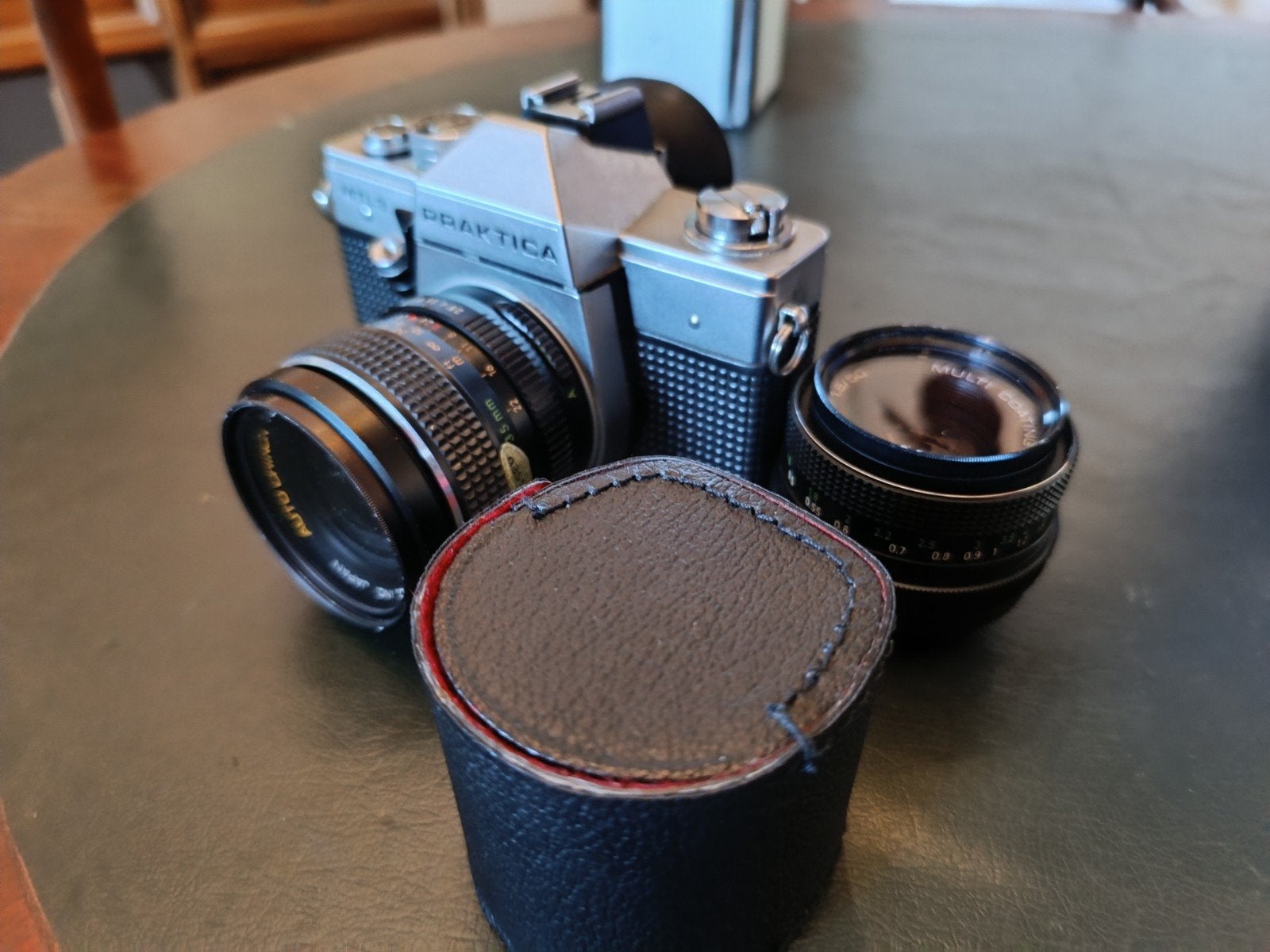 Praktica mtl3 met 50 en 35mm, Audio, Tv en Foto, Fotocamera's Analoog, Ophalen of Verzenden