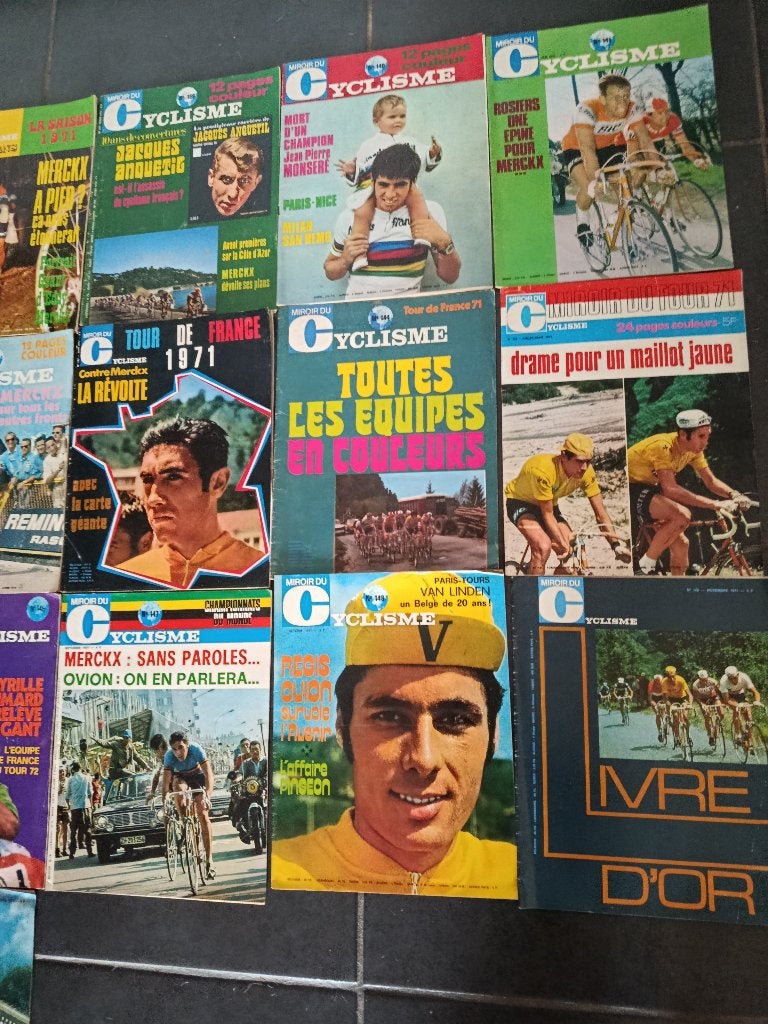 Collection Miroir du cyclisme 1971, Verzenden