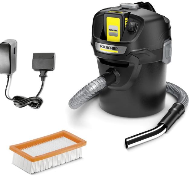 Karcher aszuiger op batterij 18V met extra batterij, Elektronische apparatuur, Ophalen, Gebruikt, Stofzuiger