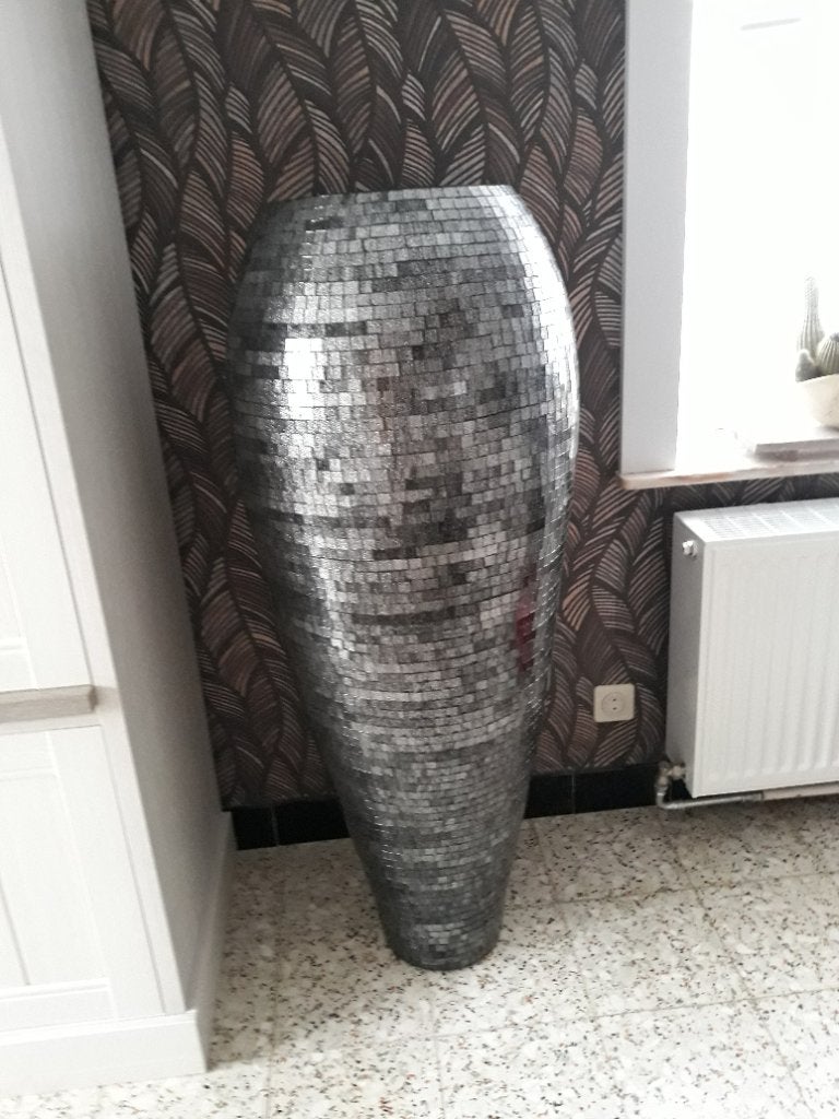 Grand vase à poser, Maison & Meubles, Accessoires pour la Maison | Vases, Enlèvement, Neuf, Gris