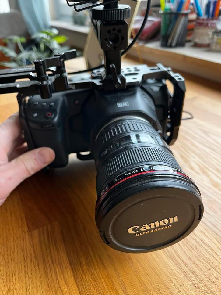 Blackmagic Pro 4/6k-camera, Audio, Tv en Foto, Ophalen of Verzenden, Zo goed als nieuw, Canon