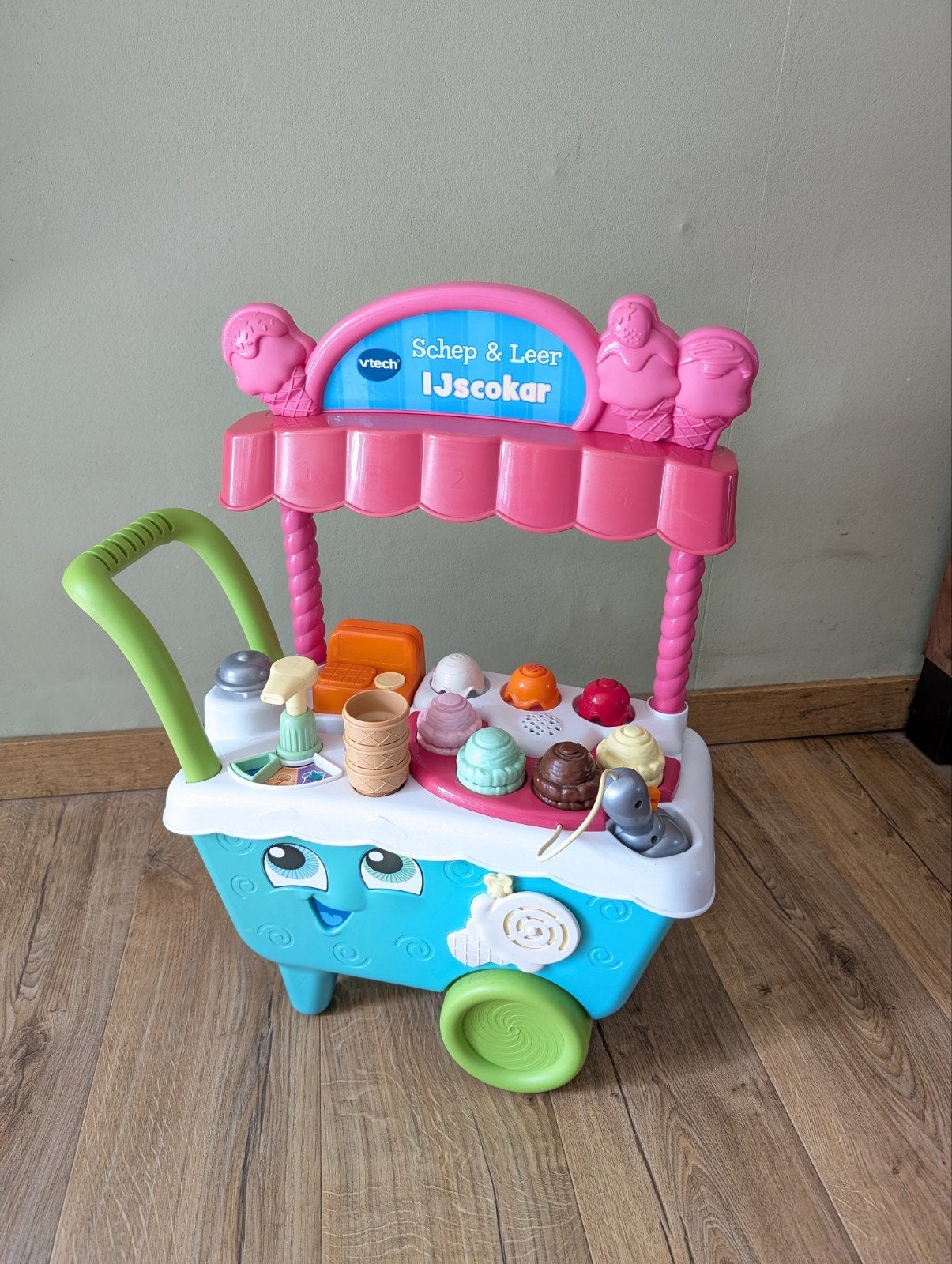 VTech ijscokar, Kinderen en Baby's, Speelgoed | Vtech, Ophalen, Zo goed als nieuw, 2 tot 4 jaar