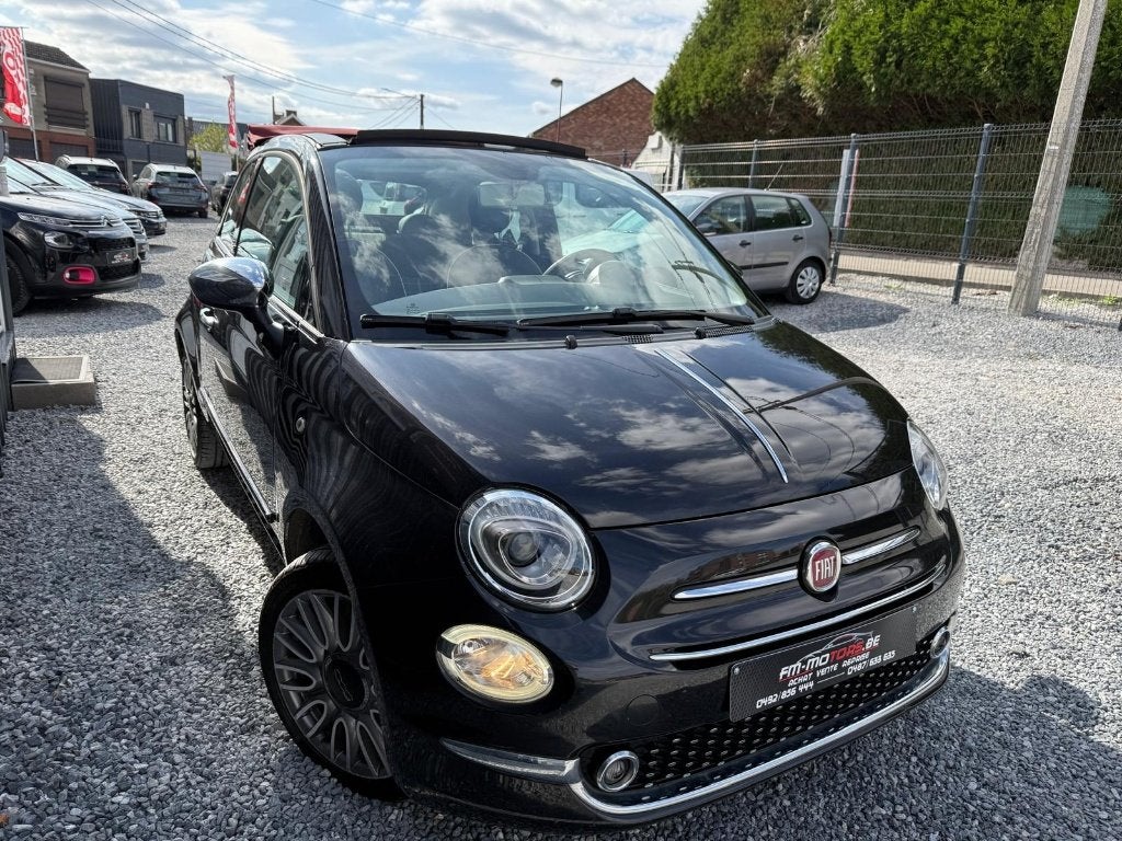 Fiat 500C Cabrio 1.2i/ 1e hoofd/Carplay/Onderhoud + CT OK, Voorwielaandrijving, Stof, 4 cilinders, Cabriolet