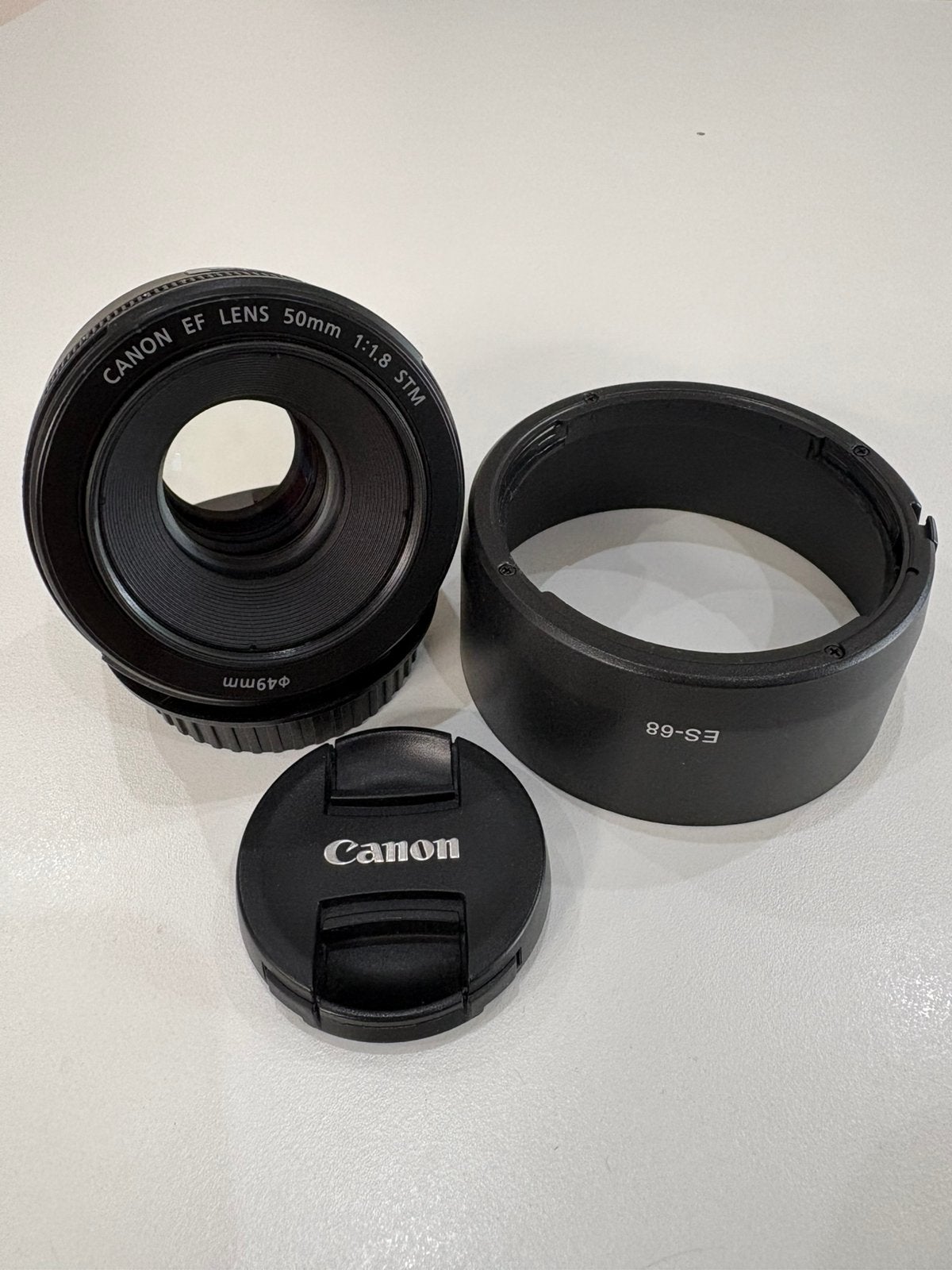 Canon EF 50mm f1.8 STM, Comme neuf, Canon, Enlèvement ou Envoi, Canon EF