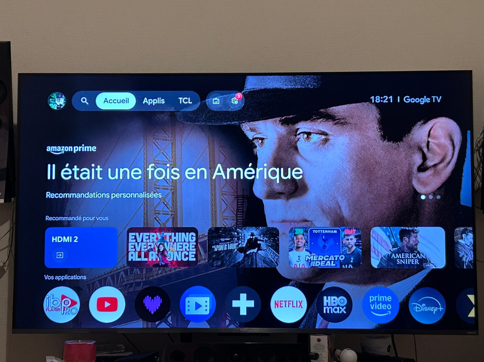 TCL C735 4K QLED, Audio, Tv en Foto, Televisies, Ophalen, QLED, Zo goed als nieuw, 100 cm of meer
