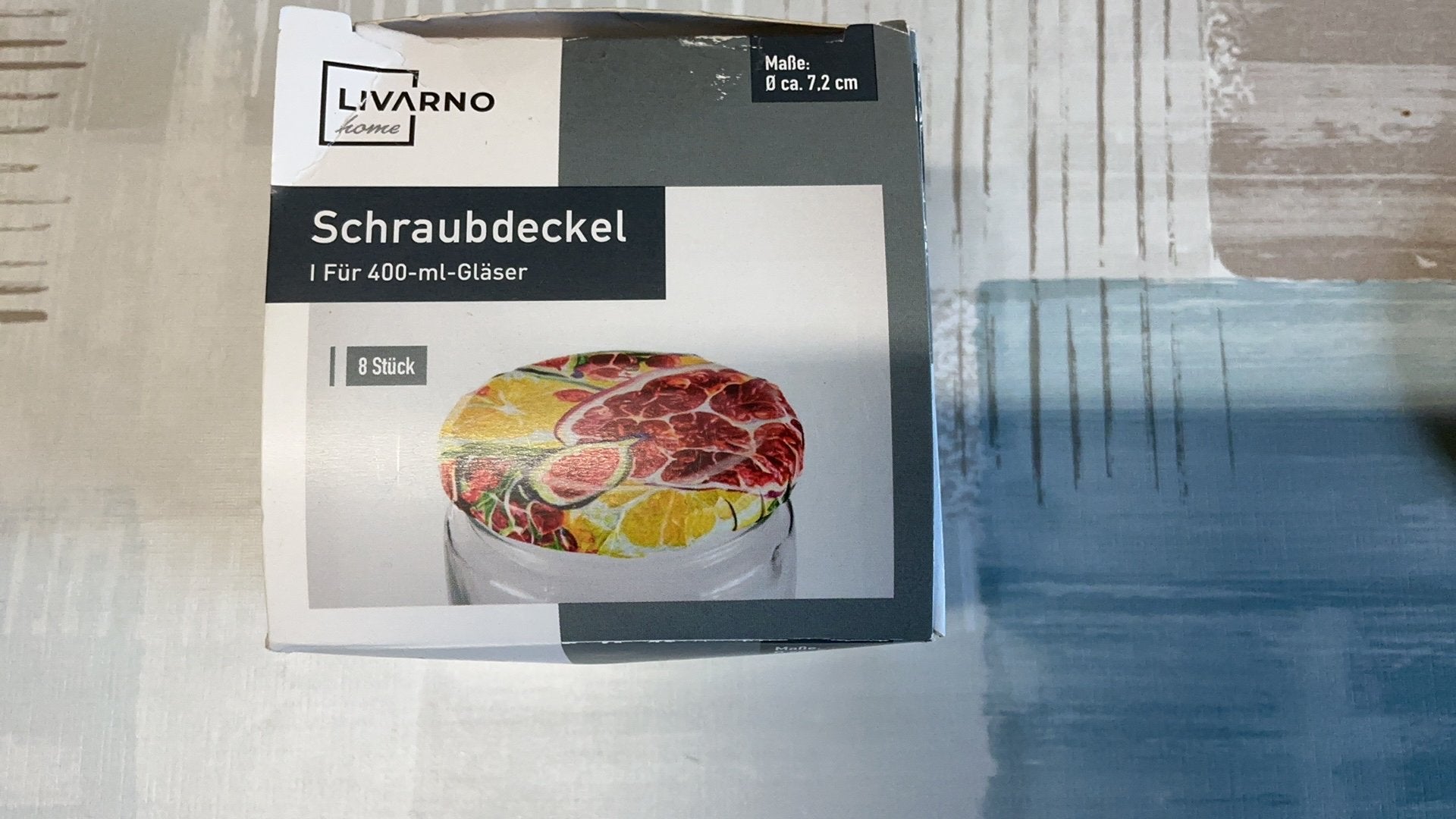 8 nieuwe schroefdeksels met doorsnede van 7,2 cm, Ophalen, Nieuw, Voorraadpot, Metaal