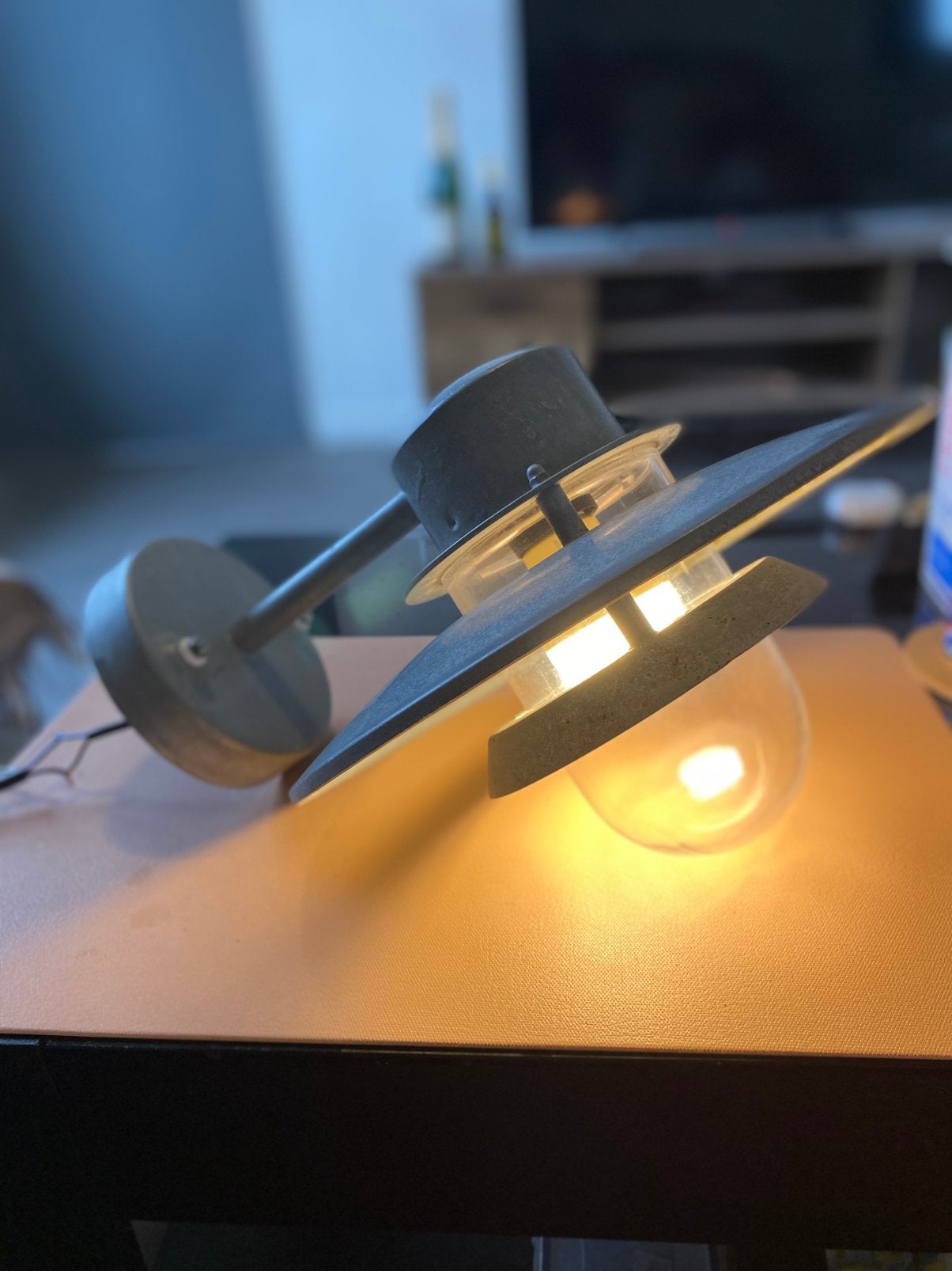 Buiten of binnen wandlamp scandinavisch stijl, Huis en Inrichting, Ophalen, Gebruikt, Metaal of Aluminium, Scandinavisch