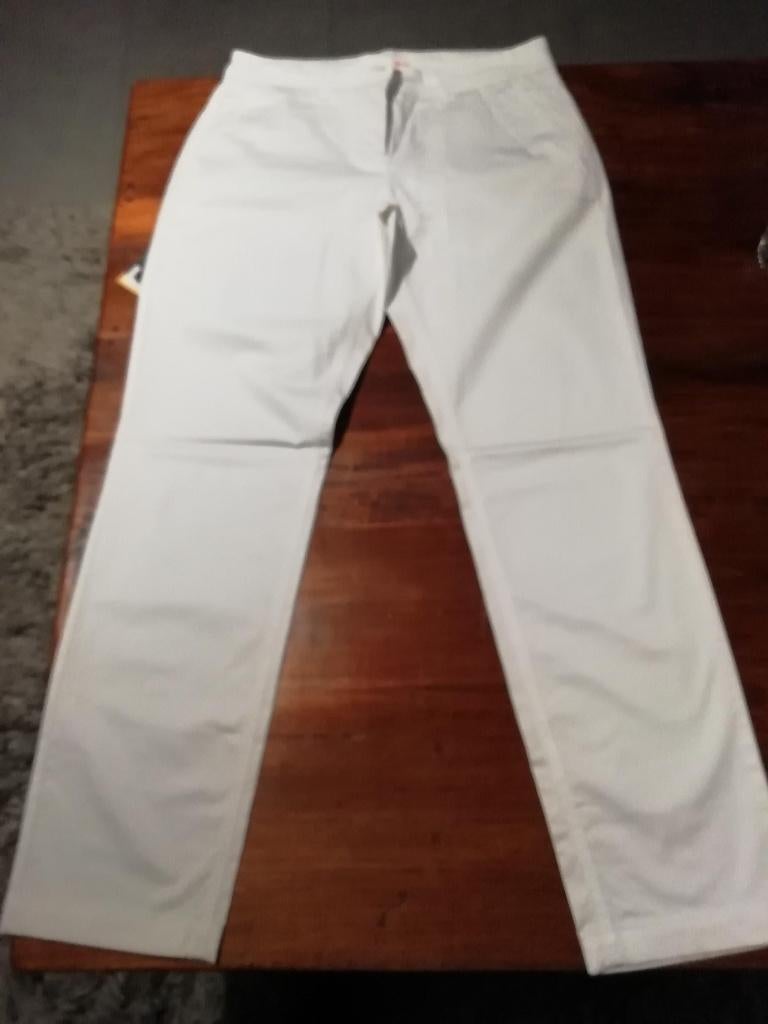Witte toffe broek dames, Cambio, perfecte staat, Vêtements | Femmes, Culottes & Pantalons, Comme neuf, Taille 38/40 (M), Blanc