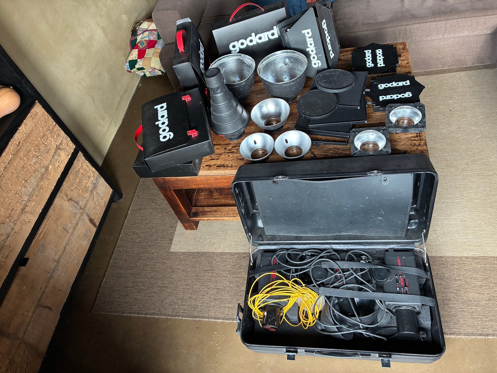 Kit flash Godard Studio professionnel, TV, Hi-fi & Vidéo, Autres marques, Accessoires inclus, Comme neuf, Enlèvement