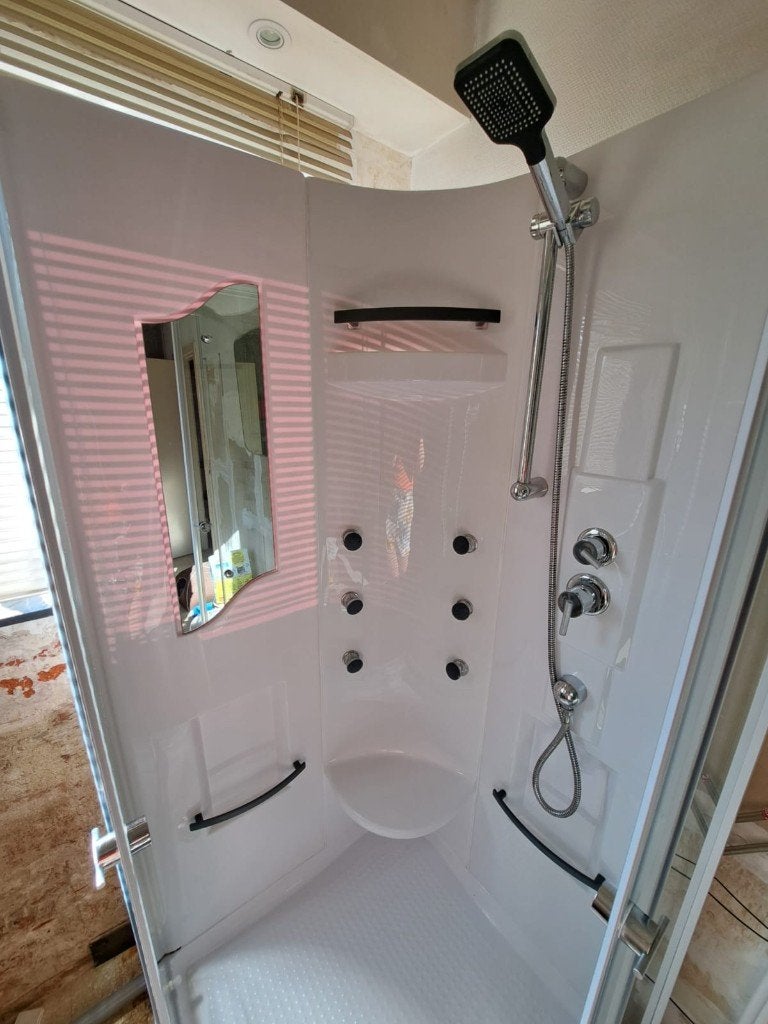 Douchecabine, Huis en Inrichting, Badkamer | Badkamermeubels, Ophalen, 200 cm of meer, Overige typen, 50 tot 100 cm