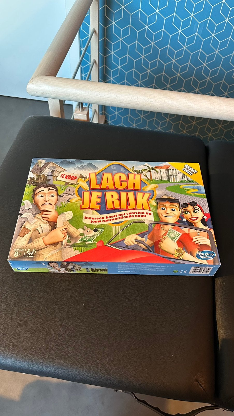 Lach Je Rijk - Hasbro Gaming, Ophalen of Verzenden, Zo goed als nieuw