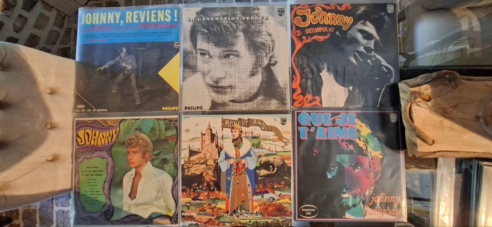 Johnny 12 LP d'époque encore en parfait état, Enlèvement ou Envoi, LP