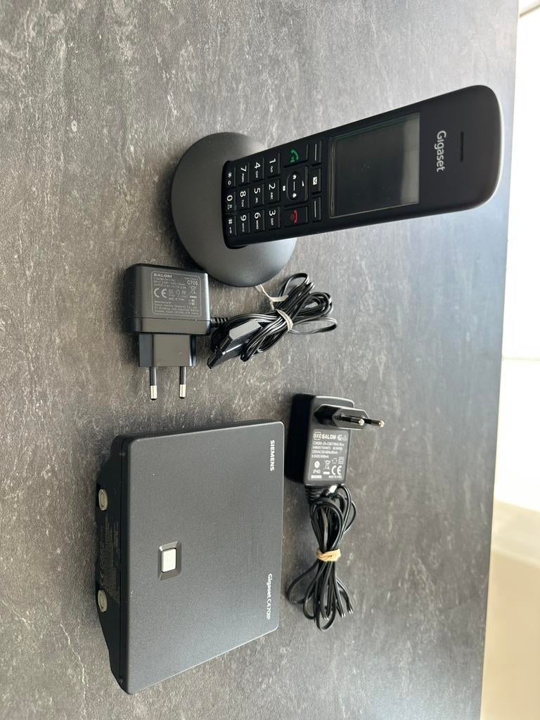 Siemens Gigaset base C470IP avec combiné C570HX, Télécoms, Enlèvement ou Envoi, Comme neuf
