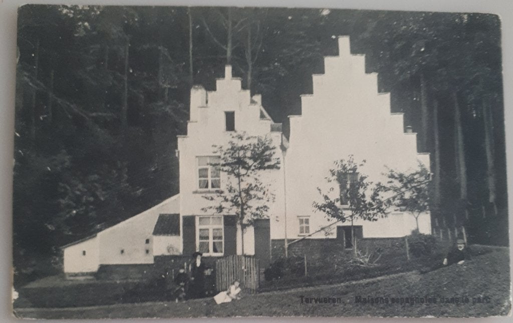 Ancien PC TERVUREN Maisons espagnoles dans le parc Réf.E40, Enlèvement ou Envoi, 1920 à 1940, Affranchie, Brabant Flamand