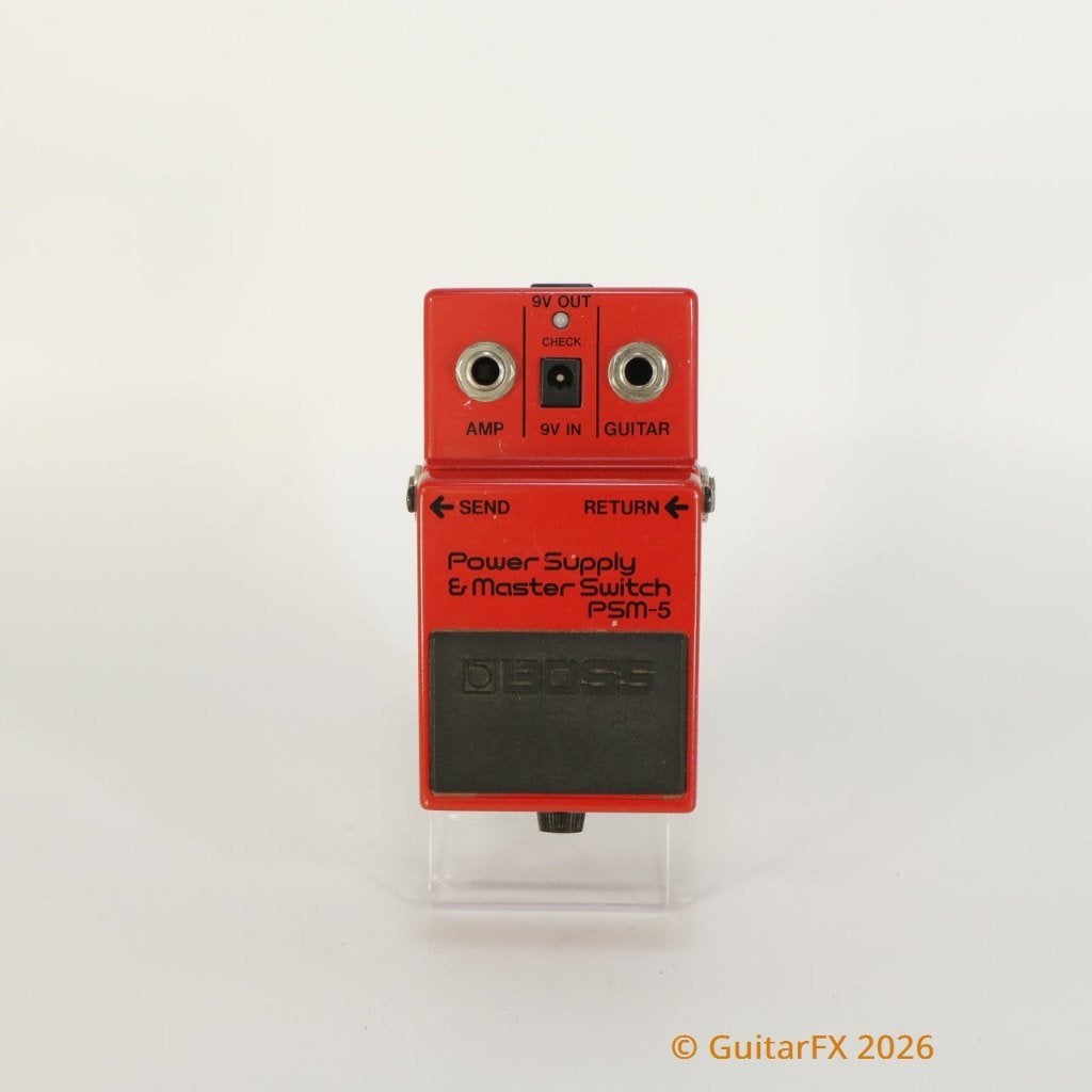 Boss PSM-5 Power Supply & Master Switch (s/n 755300, Red Lab, Muziek en Instrumenten, Effecten, Gebruikt, Ophalen of Verzenden