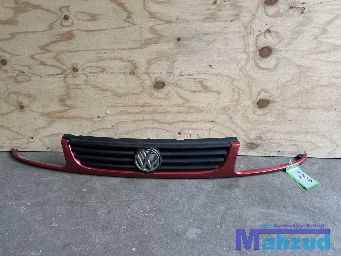 VW POLO 6N rood grille 1994-1999, Volkswagen, Volkswagen AG, Vw@volkswagen.de, Utilisé
