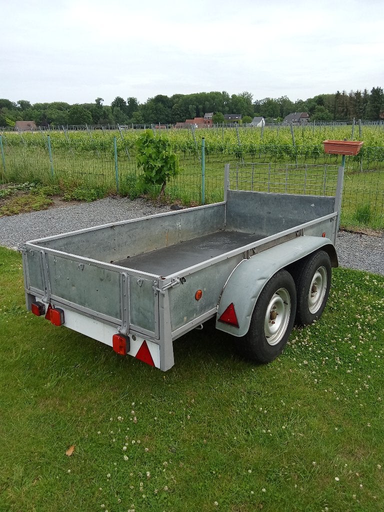 Remorque à double essieu en aluminium de 750 kg 260 x 130 cm, Autos : Divers, Remorques, Enlèvement