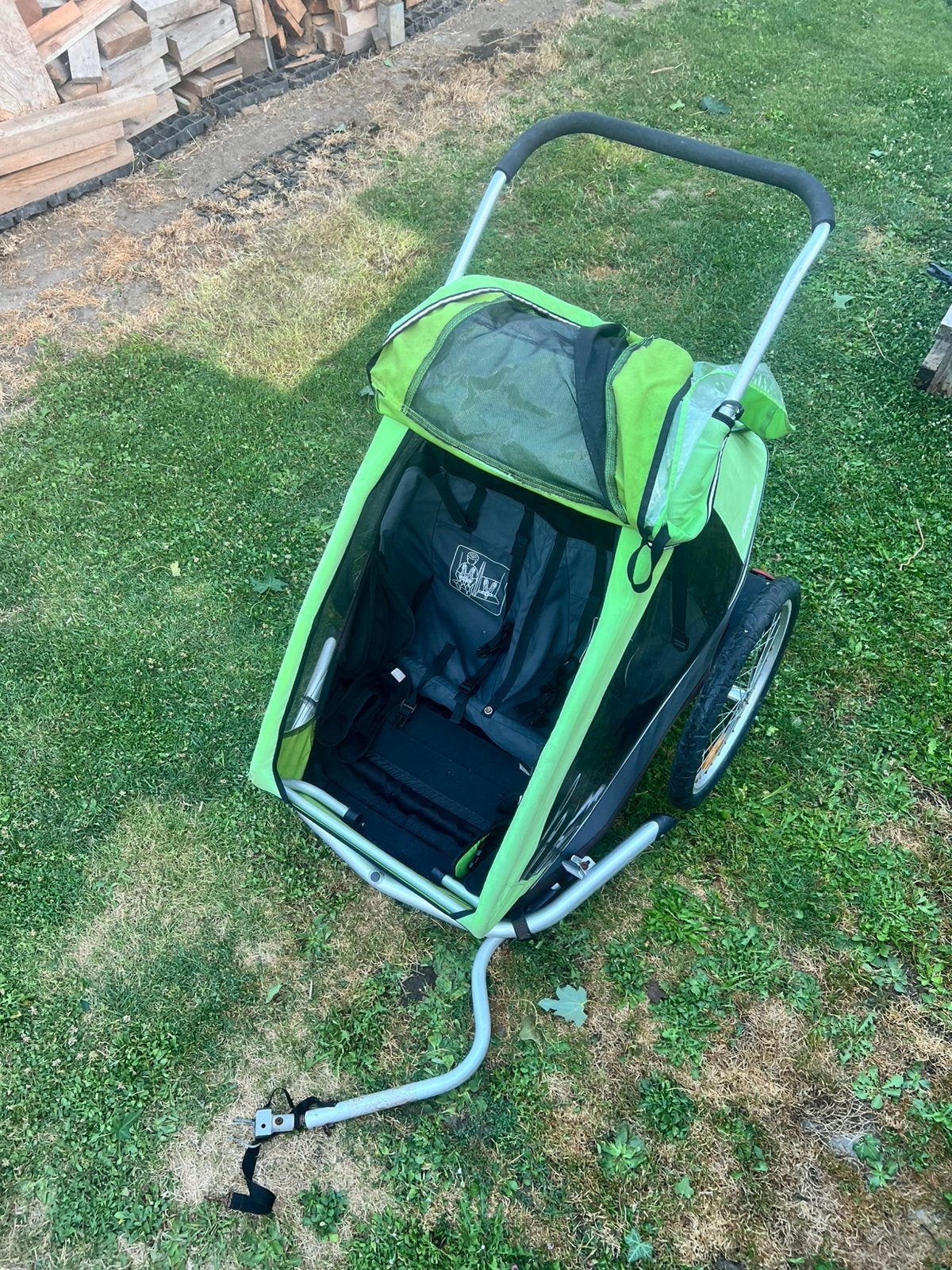 Croozer pour 2 enfants, Vélos & Vélomoteurs, Accessoires vélo | Remorques, 40 à 60 kg, Pliable, Comme neuf, Enlèvement