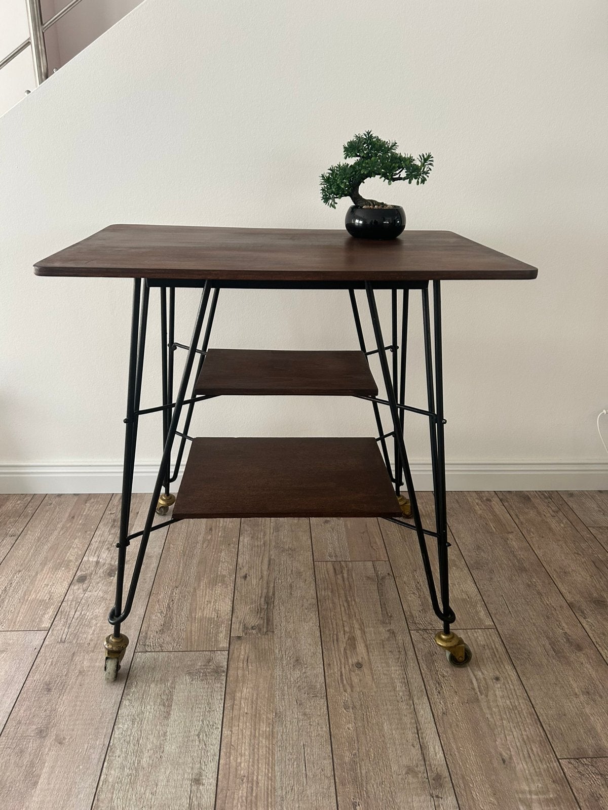 Vintage serveertafel jaren 60, Ophalen of Verzenden, Zo goed als nieuw