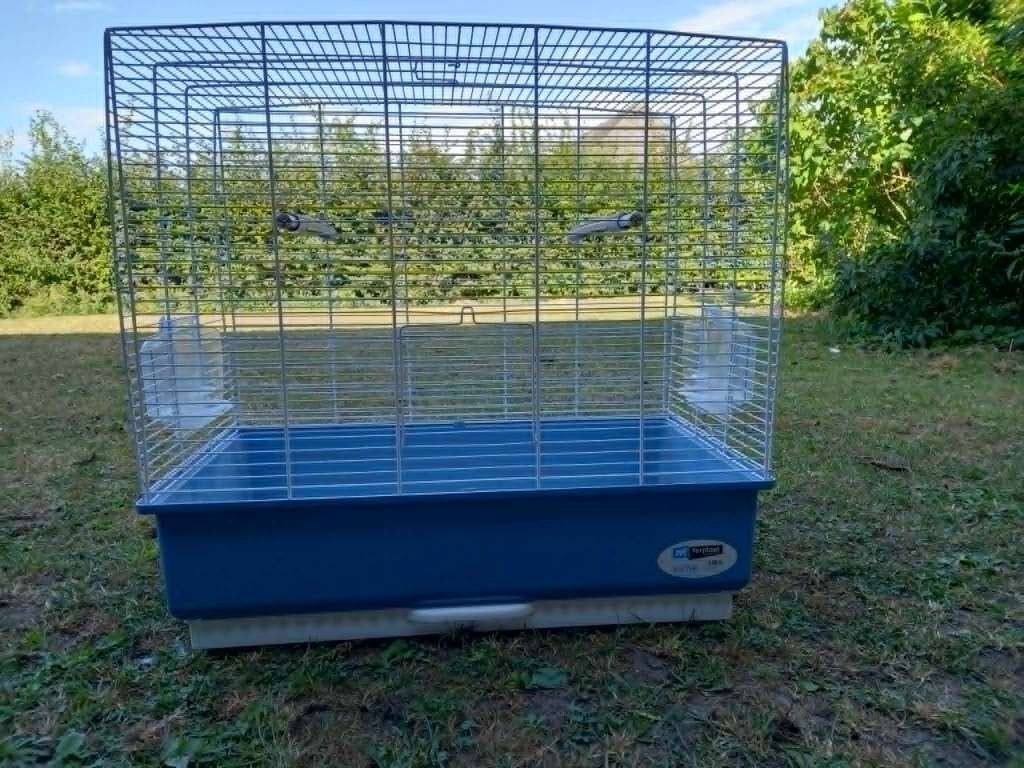 cage, Enlèvement ou Envoi, Comme neuf, Métal, Cage à oiseaux