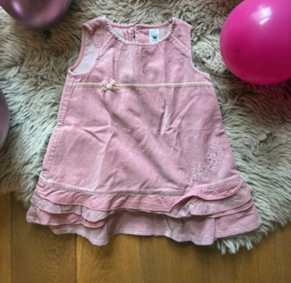 Lot vetements fille 80 cm trois robes pour 3€ !, Enlèvement, Utilisé