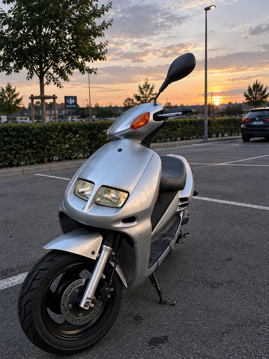 SYM 2 T, Ophalen, Klasse A (25 km/u), Zo goed als nieuw, Benzine