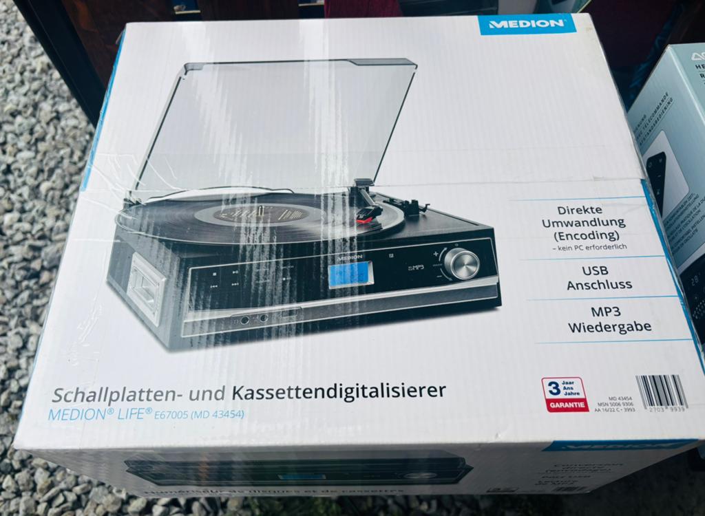 Tourne-disque Medion NOUVEAU !, Neuf, Autres marques, Tourne-disque, Enlèvement ou Envoi