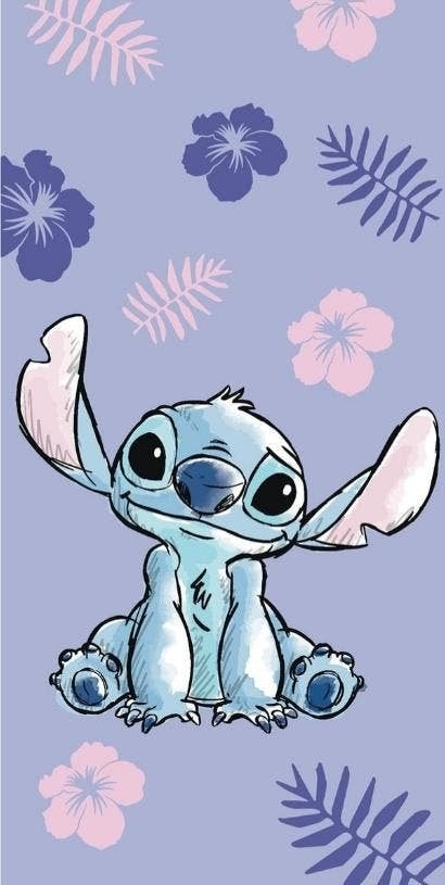 Stitch Badlaken / Strandlaken Purple - Disney - Katoen, Enfants & Bébés, Maillots de bain pour enfants, Neuf, Accessoire de natation