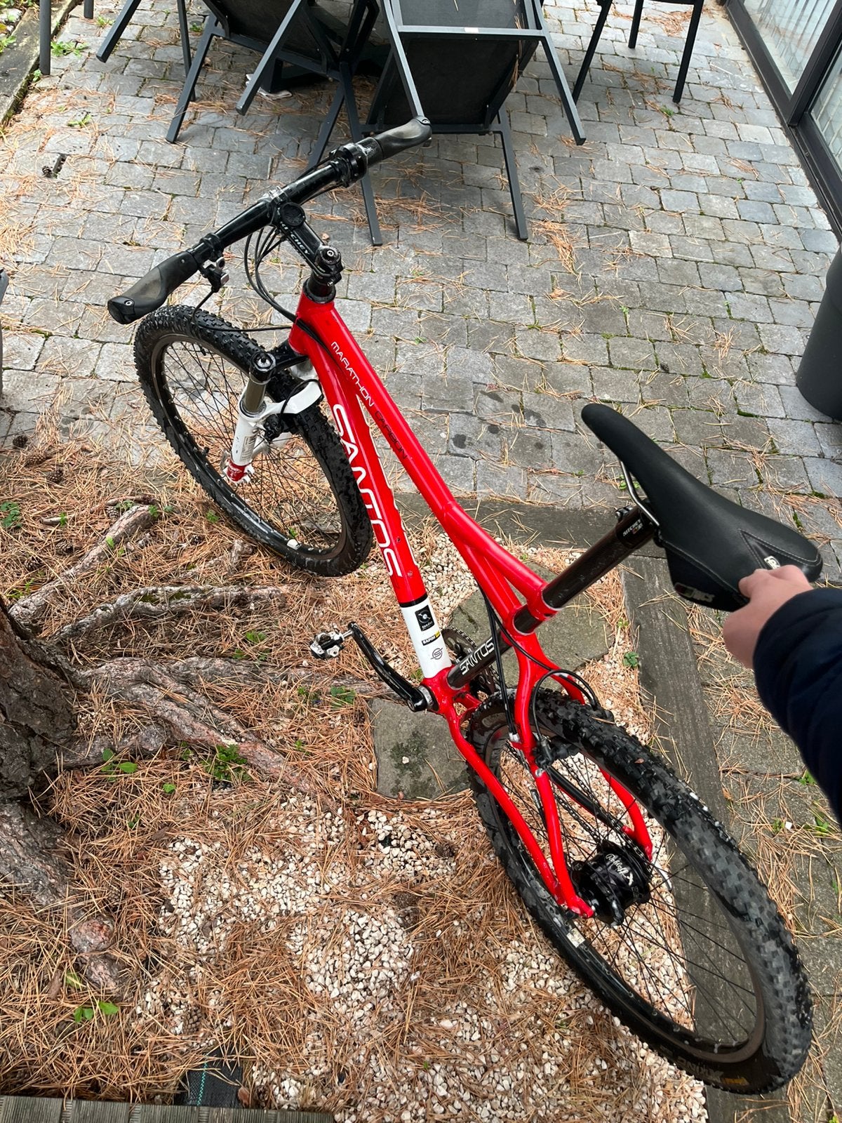 Santos Marathon mountainbike met Rohloff versnellingen, Ophalen, Gebruikt, Velgrem, V-brakes