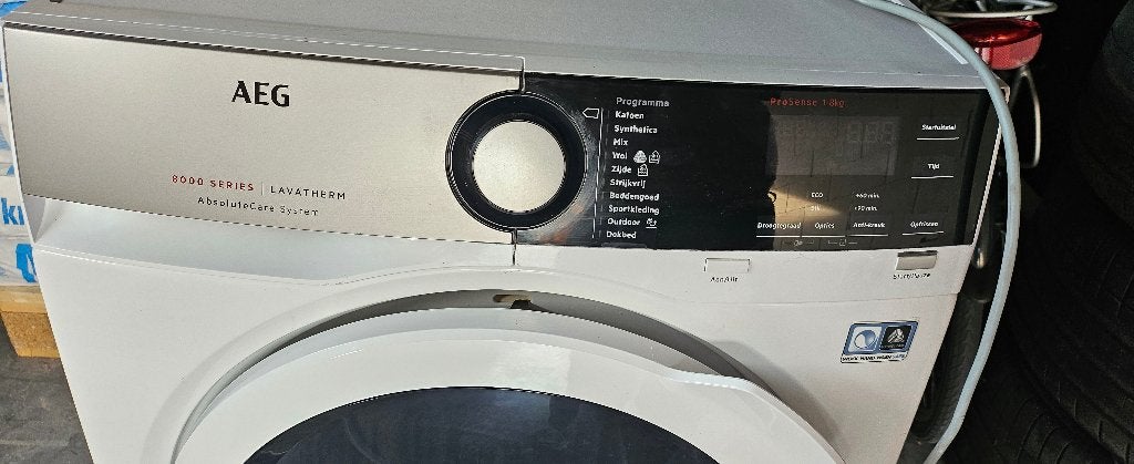 AEG warmtepompdroger, Electroménager, Sèche-linge, 85 à 90 cm, Phase anti-froissage, Chargeur frontal, Enlèvement